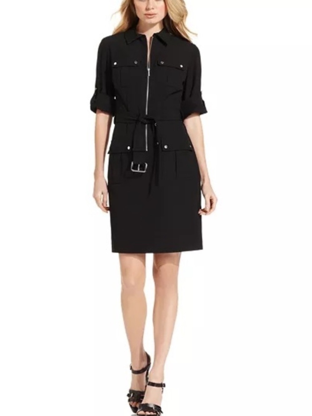 Michael Kors Belted Mini Dress